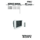 Sony KV-XR34M31 Service Manual