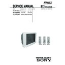 Sony KV-XR34M50 Service Manual