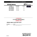 Sony XBR-46HX909, XBR-52HX909 (serv.man2) Service Manual