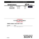 Sony XBR-52LX905, XBR-60LX905 (serv.man4) Service Manual