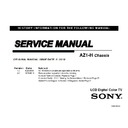 Sony XBR-52LX905, XBR-60LX905 Service Manual