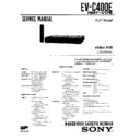 Sony EV-C400E Service Manual