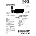 Sony EV-C45E Service Manual