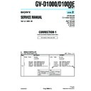 Sony GV-D1000 (serv.man5) Service Manual
