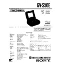 Sony GV-S50E Service Manual