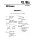 Sony HVL-80DA, SLV-980HF Service Manual