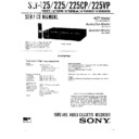 Sony SLV-125 Service Manual