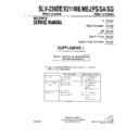 Sony SLV-236EE, SLV-X211ME, SLV-X211MEJ, SLV-X211PS, SLV-X211SA, SLV-X211SG (serv.man2) Service Manual