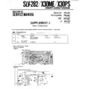 Sony SLV-282, SLV-X30ME, SLV-X30PS (serv.man2) Service Manual