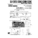Sony SLV-282EE, SLV-X30AS, SLV-X30DK, SLV-X30NZ Service Manual