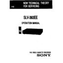 Sony SLV-363EE Service Manual