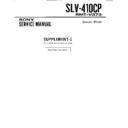 Sony SLV-410CP (serv.man2) Service Manual