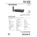 slv-478 service manual