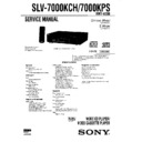 Sony SLV-7000KCH, SLV-7000KPS Service Manual