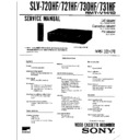 Sony SLV-720HF, SLV-721HF, SLV-730HF, SLV-731HF Service Manual