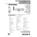 Sony SLV-AX10, SLV-AX20, SLV-LX4, SLV-LX5, SLV-LX6S, SLV-LX7S, SLV-LX8S, SLV-N50, SLV-N60, SLV-N70, SLV-N80 Service Manual