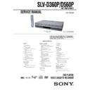 Sony SLV-D360P, SLV-D560P (serv.man2) Service Manual