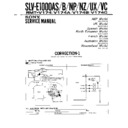 Sony SLV-E1000AS, SLV-E1000B, SLV-E1000NP, SLV-E1000NZ, SLV-E1000UX, SLV-E1000VC (serv.man3) Service Manual