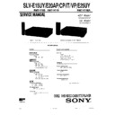 Sony SLV-E15UY, SLV-E20AP, SLV-E20CP, SLV-E20IT, SLV-E20VP, SLV-E25UY Service Manual