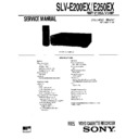 Sony SLV-E200EX, SLV-E250EX Service Manual