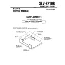 Sony SLV-E210B (serv.man2) Service Manual