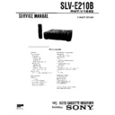 Sony SLV-E210B Service Manual