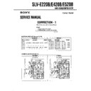 Sony SLV-E220B, SLV-E420B, SLV-E520B (serv.man2) Service Manual