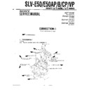 slv-e50, slv-e50ap, slv-e50b, slv-e50cp, slv-e50vp service manual