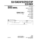 Sony SLV-E5AE, SLV-E5AP, SLV-E5B, SLV-E5CP, SLV-E5EI, SLV-E5IT, SLV-E5VP, SLV-E6UV (serv.man2) Service Manual