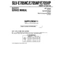Sony SLV-E705NC, SLV-E705NP, SLV-E705VP (serv.man2) Service Manual