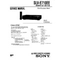 Sony SLV-E710EE Service Manual