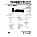 Sony SLV-E90AP, SLV-E90IT, SLV-E90NC, SLV-E90NP, SLV-E90UX, SLV-E90VC Service Manual