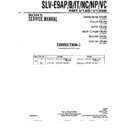 Sony SLV-E9AP, SLV-E9B, SLV-E9IT, SLV-E9NC, SLV-E9NP, SLV-E9VC (serv.man2) Service Manual
