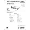 Sony SLV-GA30, SLV-GA40K, SLV-GA60, SLV-GA77K, SLV-GF90K Service Manual