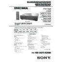 Sony SLV-GA35MK2, SLV-GA36, SLV-GA45AV, SLV-GA55MK2, SLV-GA59, SLV-GF85MK2, SLV-GF86, SLV-SA34 Service Manual