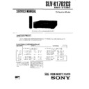 Sony SLV-K1702CS Service Manual