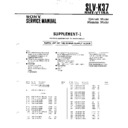 Sony SLV-K37 (serv.man2) Service Manual