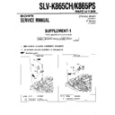 Sony SLV-K865CH, SLV-K865PS (serv.man2) Service Manual