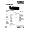 Sony SLV-K870 Service Manual
