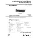 Sony SLV-KA177PK, SLV-KA177PL, SLV-KA200PL, SLV-KF300PL, SLV-XA127PK, SLV-XA127PL, SLV-XF247PL Service Manual
