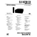 Sony SLV-KC90CH Service Manual