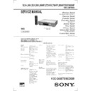 Sony SLV-L49, SLV-L52, SLV-L59, SLV-L69HF, SLV-L72HF, SLV-L79HF, SLV-L89HF, SLV-X55, SLV-X66HF Service Manual