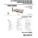 Sony SLV-SE240B, SLV-SE240D, SLV-SE240G, SLV-SE240I, SLV-SE440K, SLV-SE640B, SLV-SE640D, SLV-SE640E, SLV-SE640N Service Manual