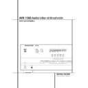 avr 1500 (serv.man4) user guide / operation manual