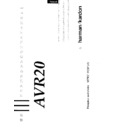 avr 20 (serv.man6) user guide / operation manual