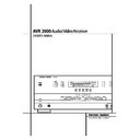 Harman Kardon AVR 2000 (serv.man11) User Guide / Operation Manual