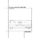 Harman Kardon AVR 2500 (serv.man12) User Guide / Operation Manual