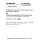 Harman Kardon AVR 300 (serv.man13) Technical Bulletin