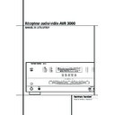 avr 3000 (serv.man12) user guide / operation manual