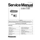 cs-a18bd3p, cu-a18bbp5 service manual
